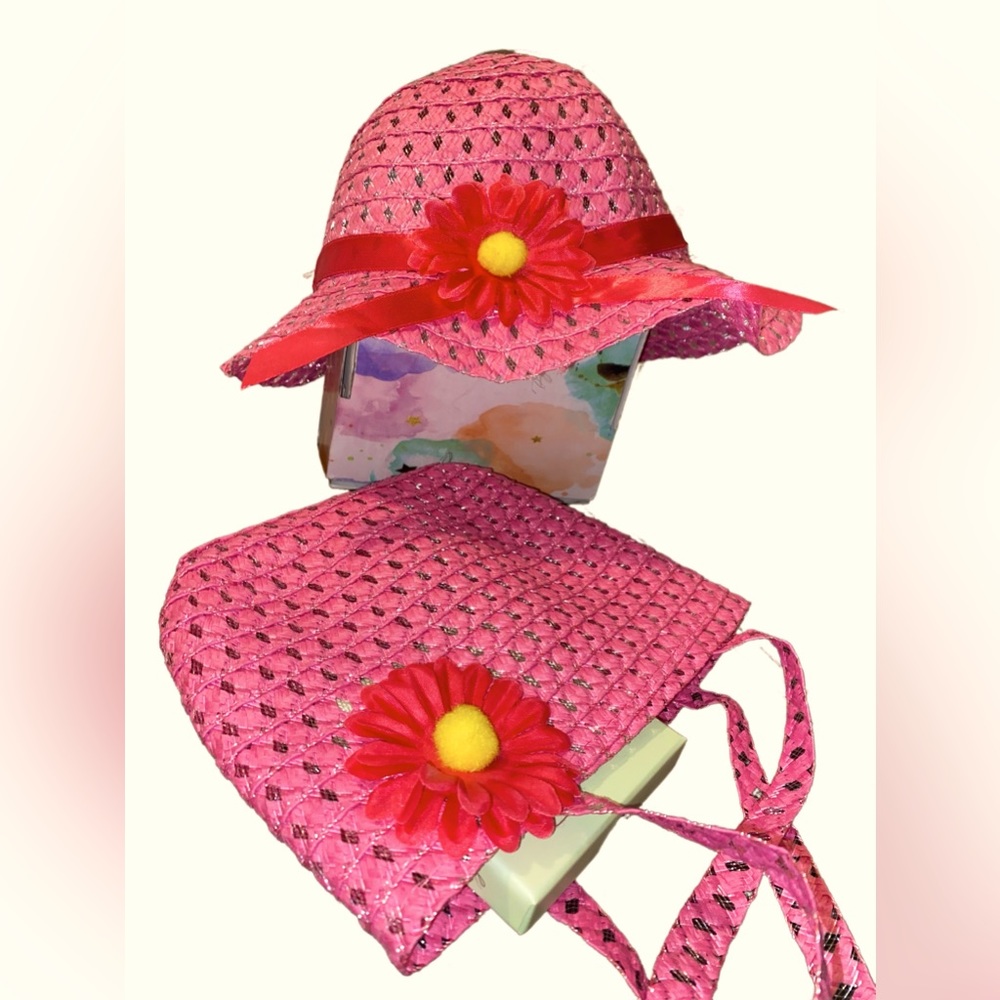 Girls Hat and  Purse Set